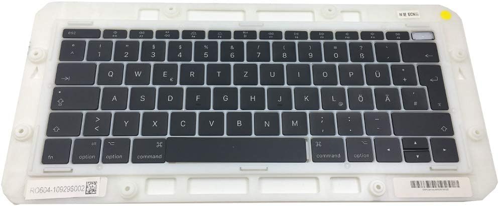 OLVINS GR German Keycap Set for MacBook Pro Retina 13" A1708 QWERTY Keys