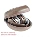 Hermithsell Hard EVA Travel Case Compatible with Wireless On-Ear Headphone - Golden
