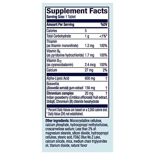 NERVIVE ADVANCED NERVE RELIEF + MOBILITY, WITH ALPHA LIPOIC ACID TO HELP REDUCE NERVE ACHES, WEAKNESS, & DISCOMFORT*† AND BOSWELLIA TO PROMOTE MOBILITY*, VITAMINS B12,B6,B1, 30 TABLETS