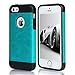 iPhone 5 case, iPhone 5S case, Desiro Durable TPU Slim Fit Protective Case Cover for Apple iPhone 5/5S (Teal)