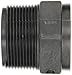 Banjo RB150-125 Polypropylene Pipe Fitting, Reducing Bushing, Schedule 80, 1-1/2 NPT Male x 1-1/4