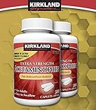 Kirkland Signature Extra Strength Acetaminophen 500MG Caplets 500-Count Bottle, 2 Pack(1000 Total)