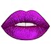 Lime Crime Metallic Velvetines Liquid Matte Lipstick, Passionfruit - Metallic Fuchsia - French Vanilla Scent - Long-Lasting Liquid Metal Matte Lipstick - Won't Bleed or Transfer - Vegan