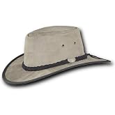 Barmah Hats Distressed Kangaroo Leather Hat - Item 1018