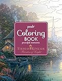 Posh Adult Coloring Book: Thomas Kinkade Peaceful Moments (Posh Coloring Books) by