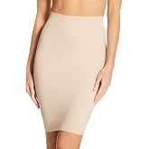 TC Fine Intimates Women's Sleek Essentials Hi-Waist Half Slip, 4736, Warm Beige, XL