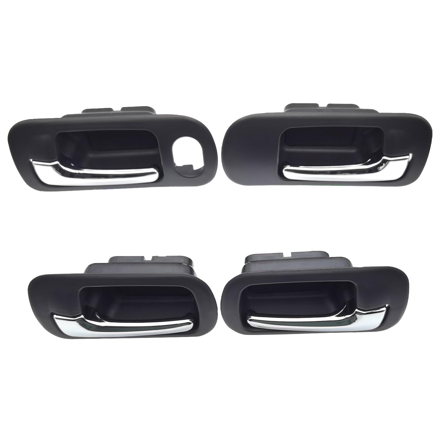 Photo 1 of Lcyolada 4Pcs Interior Door Handles for Honda Civic 2001 2002 2003 2004 2005, for Front Rear Door Left Driver Right Passenger Side Replaces 72120S5NC010, 72160S5NC010