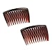 Vidal Sassoon Side Combs, Tortoise, 2 Count