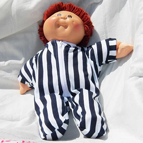 Pajamas 'Liam in Blue Stripes' handmade Cabbage Patch KIDS 16 inch Doll Clothes