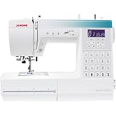 Janome Sewist 780dc Computerized Sewing Machine, 80 Stitches | 80 Built-In Stitches, 3 One-Step Buttonholes, Built-In Needle Threader