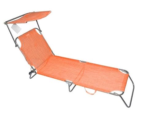 Vetrineinrete Lettino Da Spiaggia Schienale Regolabile Con