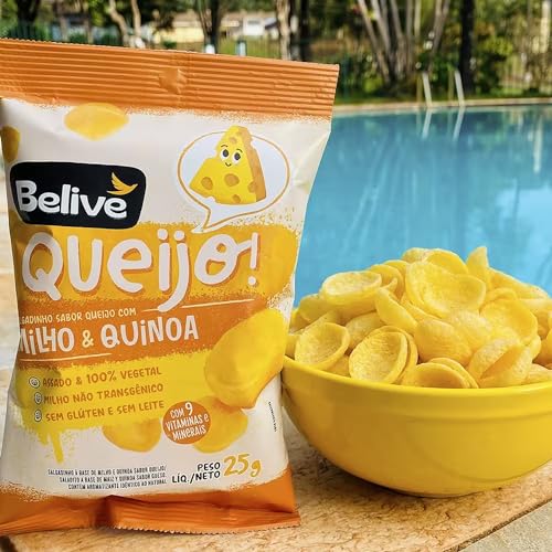 Kit Lanche Escolar Salgadinho Saudável BELIVE (30 pacotes)