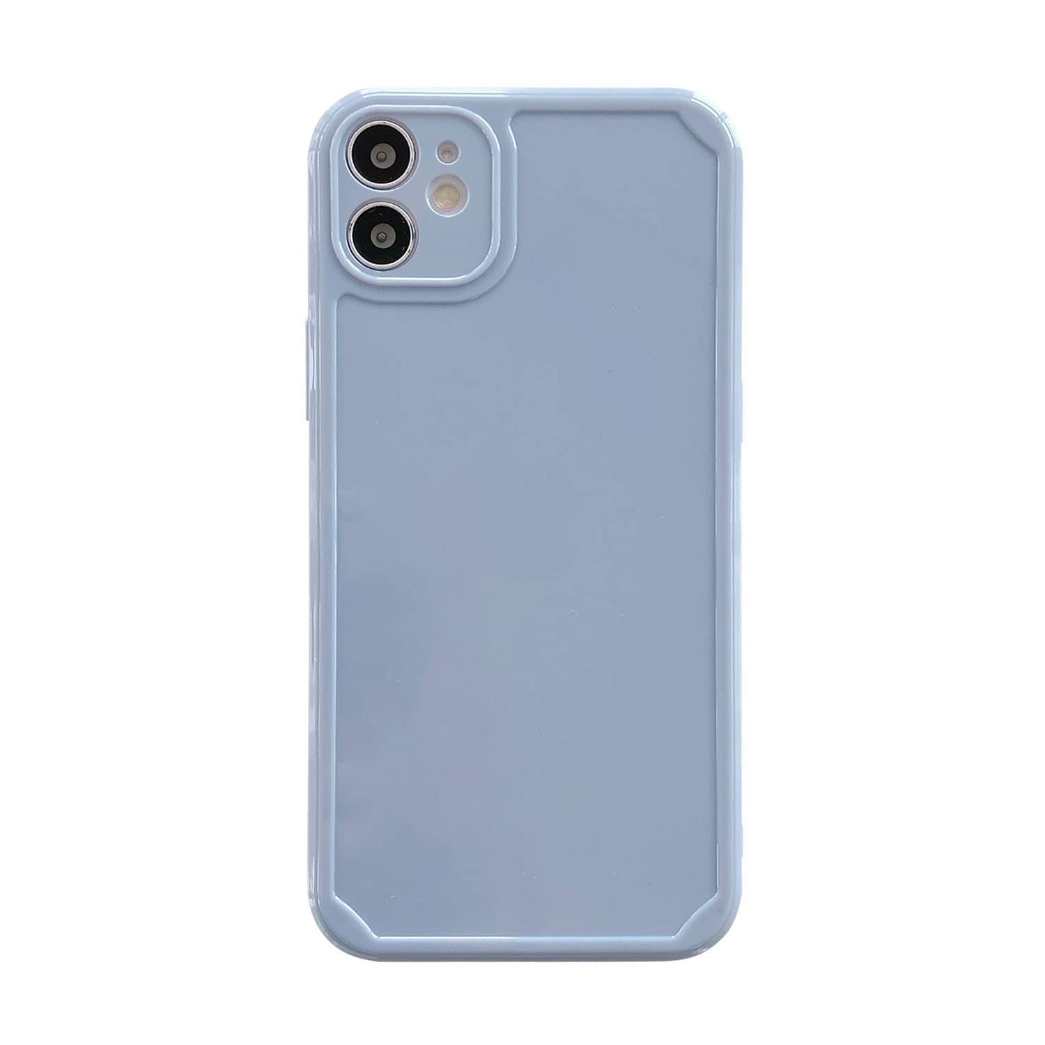 Yablurt brand fashionable color mobile phone case specially designed for ihpone11 (gray blue)
