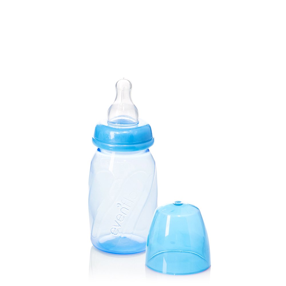 Evenflo Feeding Premium Proflo Vented Plus Polypropylene Baby, Newborn and Infant Bottles - Helps Reduce Colic - Teal/Green/Blue, 4 Ounce (Pack of 6) : Baby
