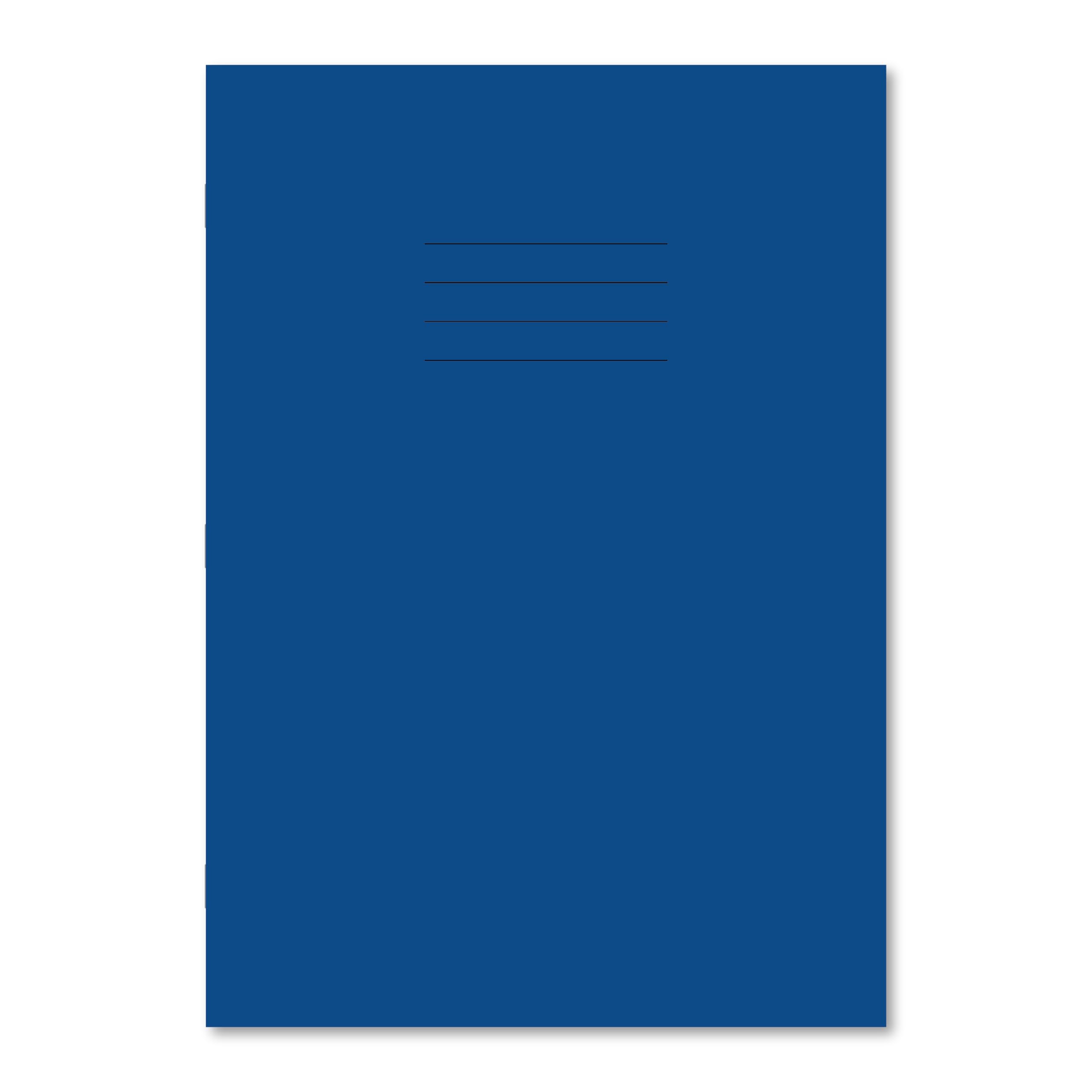 Hamelin A4 8 mm Ruled and Margin 80 Pages Exercise Book - Dark Blue (Pack of 50) 100100891