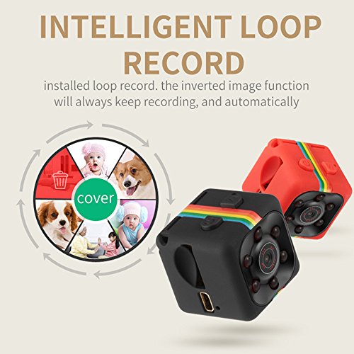 LMNOOP Original SQ11 Portable Security Camera 1080P Sport DV Mini Infrared Night Vision Monitor Concealed Camera Car DV Digital Video Recorder - Thumbnail 6