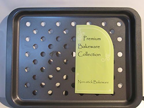 Premium Bakeware Collection Non-Stick 9" Perforated Toaster Oven Tray - Crisper