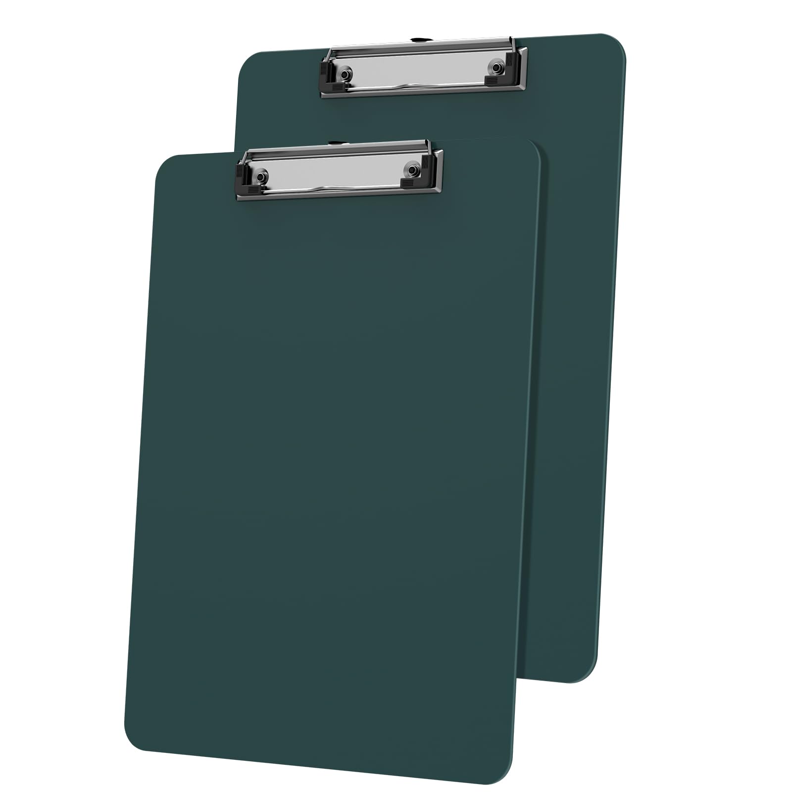 Macroclo Plastic Green Clipboards 2 Pack, Colored