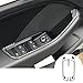 wroadavee Carbon Fiber Inner Car Door Window Switch Cover Trim for Audi A3 S3 2014-2018