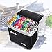 ZSCM 60 Colors Dual Tips Alcohol Based Permanent Marker Pens with Case Art Twin Markers for Painting, Coloring, Sketching and Drawing (60 Colors)