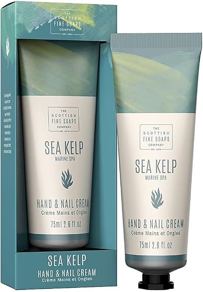 Scottish Fine Soaps Sea Kelp Hand Nail Cream 75ml Shea Butter Sensitive Vegan