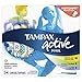 Tampax Pearl Active Plastic Tampons, Multipack, Light/Regular/Super Absorbency, Unscented, 204 Count (Pack of 6) (Packaging May Vary)