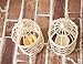 HOMEGOAL Decorative Candle Lanterns,Small Metal Birdcage Candle Holders,Hanging Tealight, Vintage Centerpieces for Wedding & Party