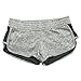 LETSQK Women's Sexy Yoga Booty Pilates Terry Running Sports Shorts Heathergrey M