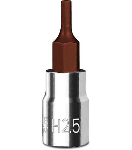 Amazon.com: Titan 15600 1/4-Inch Drive x 2.5mm Hex Bit Socket