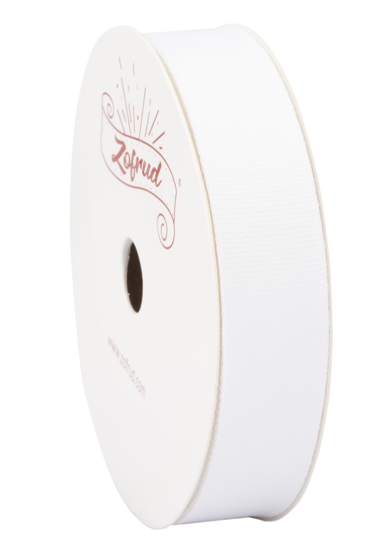 Zofrud White Cotton Ribbon - 16mm x 9 Meters - Ideal for Gift Wrapping, Sewing, and Crafts