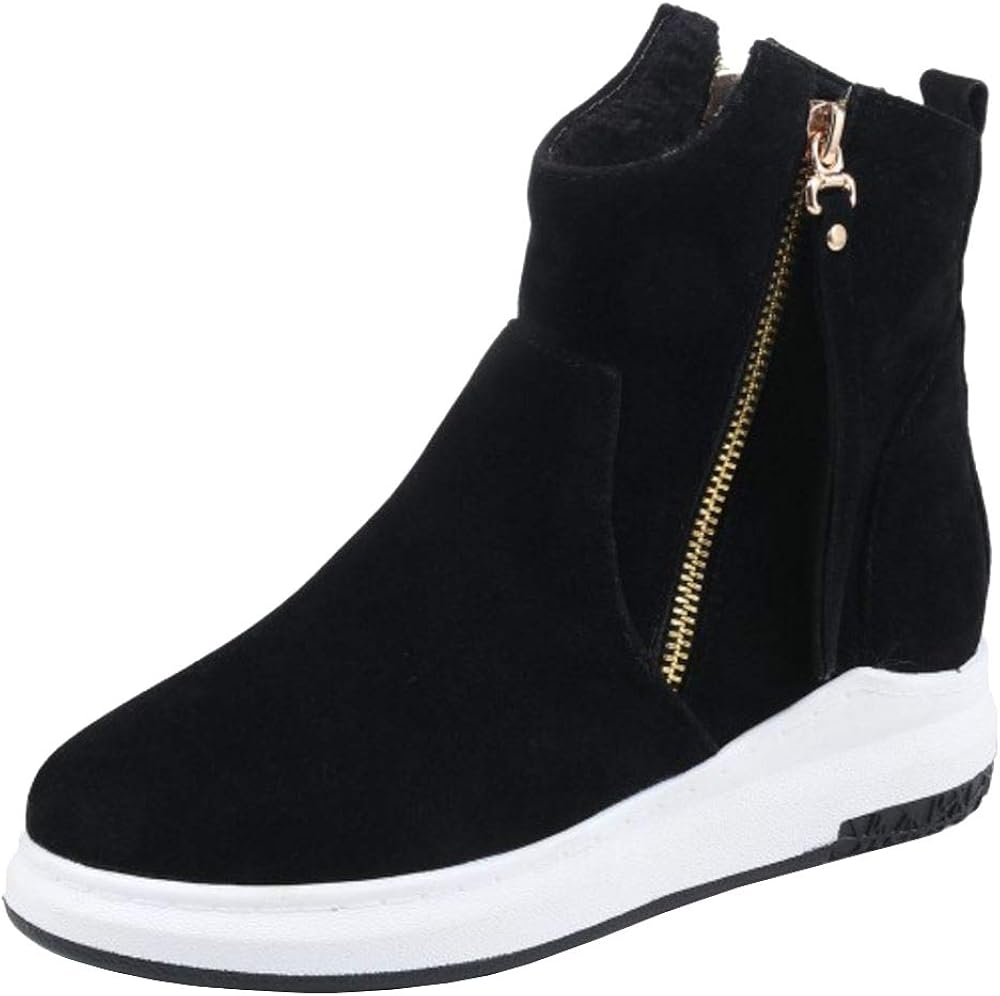 black ankle boots rubber sole