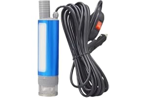 38mm Submersible Diesel Water Pump for Camping and Fishing 12V/24V, 30L/min Easy Water Transfer (12V)