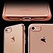 iPhone 7 Case,Hallsen [Electroplating TPU] Ultra-Slim Transparent Crystal Clear Anti-Scratch Flexible Soft TPU Case Cover for Apple iPhone 7 4.7inch - Rose Gold