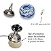 Mosaic Solar Lights Outdoor Color Changing,Waterproof Table Lamps,Crystal Glass Globe Ball Lights for Garden,Patio,Yard, Party Decorations