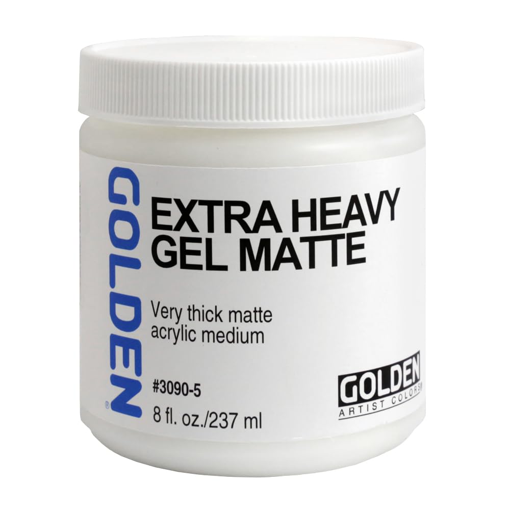 Golden Acryl Med 8Oz X-Heavy Gel Matte