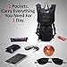 Hydration Pack with 3L Bladder For Trail Running, Cycling, Hiking, Marathons, OCR, MTB. 2017 Summer Edition Tactical Sports And Pro Biker Backpack. BONUS Molle Keychain. By Dragonfly Gear