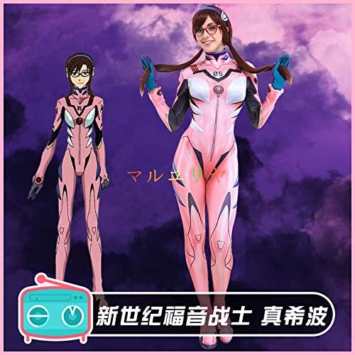 Eva 新世紀エヴァンゲリオン 真希波 マリ イラストリアス Cosplay全身タイツ 3dプリント コスプレ衣装
