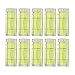 10x Bubble Level Measuring Tools - Level Picture Hanging Level Mark Square Levels for Hand Tools Measuring and Normal Usage - Fluorescent Yellow (10x10x29mm)