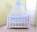 Joylife Baby Netting Baby Toddler Bed Crib Dome Canopy Netting (Blue)