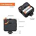 ELIVERN LED Camera Light, 49 Led Video Light, Dimmable Portable Camera Light Panel for Mobile Phones,Canon,Nikon,Sony and Other DLSR Cameras