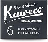 Kaweco Pearl Black Ink Cartridges 6 Pack - Short Standard 1 ml view 3