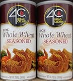 4C 100% Whole Wheat Seasoned BREAD CRUMBS 13oz (4 Cans)