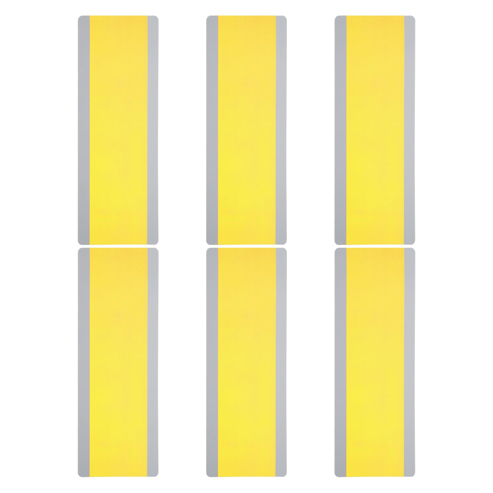 PATIKIL Guided Reading Strips, 6pcs Tracking Highlight Colored Overlay Bookmark Reduce Visual Stress Teacher Teaching Supplies for Classroom, Yellow — image 1