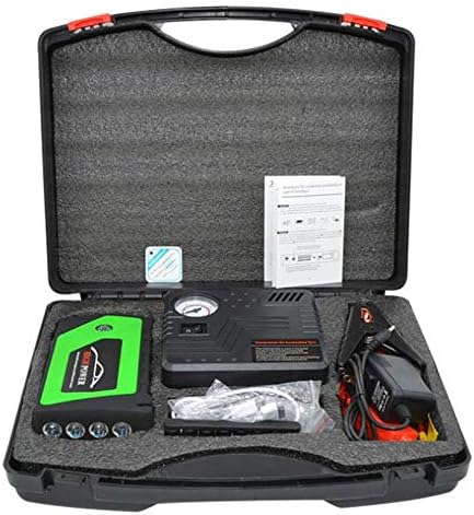 Car Emergency Starter,12V Mobile Power Adapter, Vehicle Battery Multifunction Charger, with Air Pump, 600A 18000Mah Portable Car Backup Battery