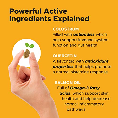 Pet Honesty Dog Allergy Relief Immunity Chews Omega3 Salmon Fish Oil