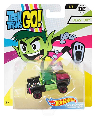 Hot Wheels Teen Titans Go Beast Boy Vehicle, 1:64 Scale