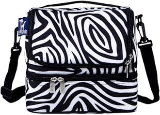 Wildkin Zebra Double Decker Lunch Bag