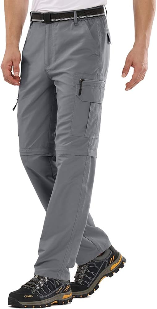Jessie Kidden Cargo Hiking Trousers Mens Convertible Lightweight