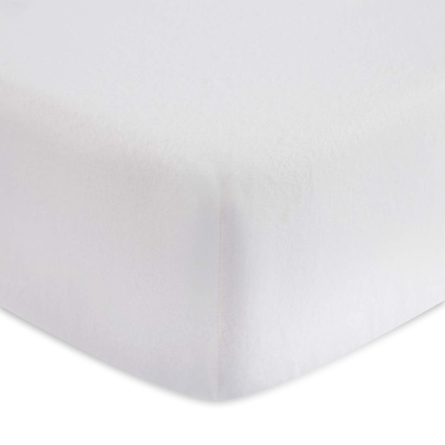 TILLYOU 100 Cotton Flannel Crib Sheet Warm, Ultra Soft