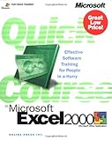 Quick Course in Microsoft Excel 2000 by Microsoft Corporation